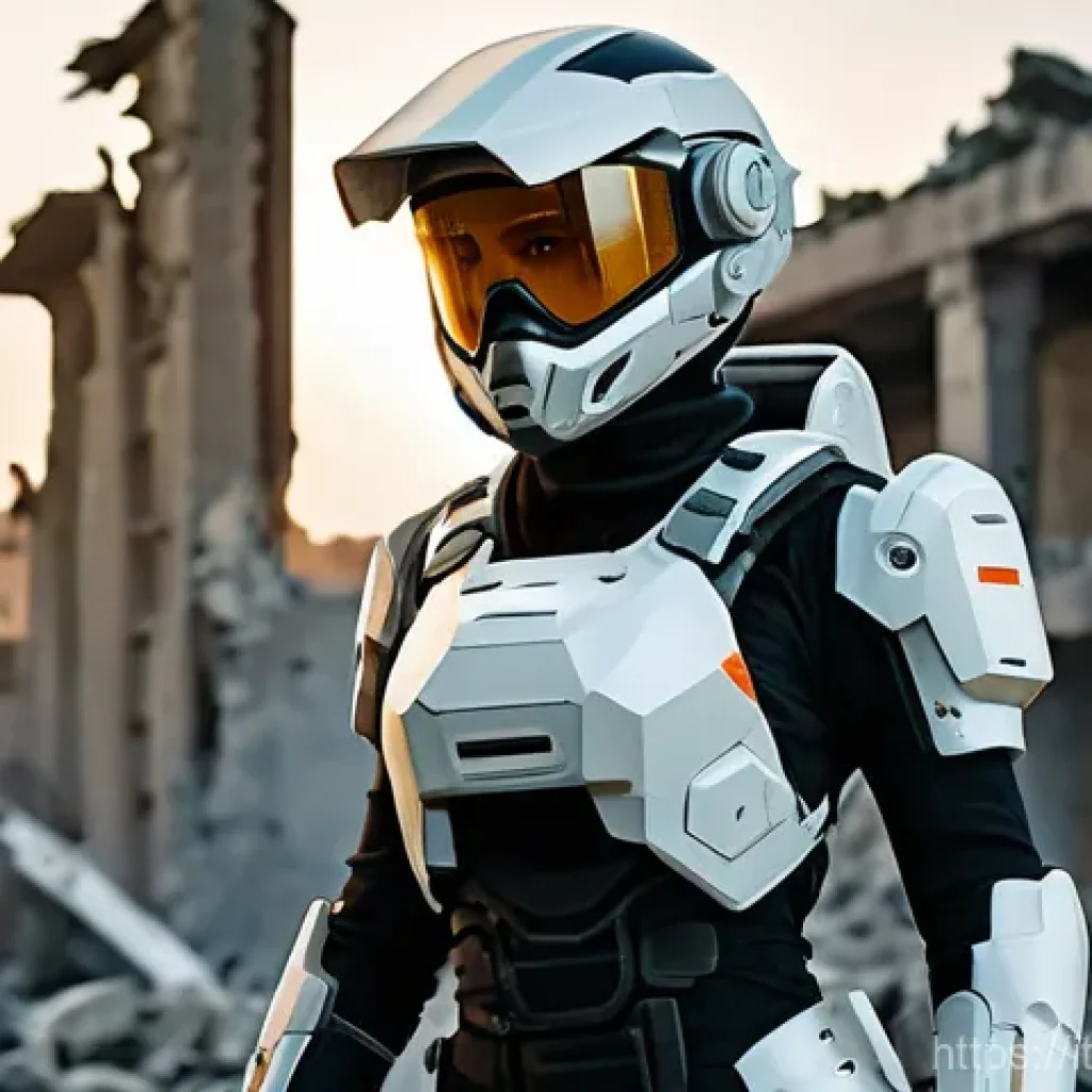 탕탕특공대 재화 관리 꿀팁 - A female survivor, equipped in a practical, futuristic combat suit with reinforced padding and a uti...