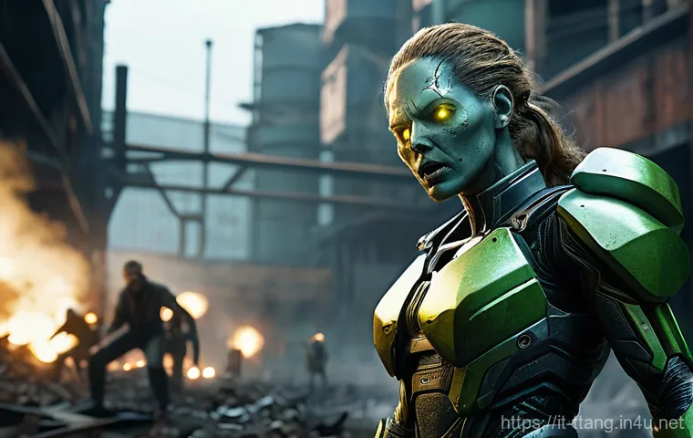 탕탕특공대 캐릭터 밸런스 분석 - **Prompt:** A male hero, with the agile and strategic presence of "Taloxa" from Survivor.io, is pois...