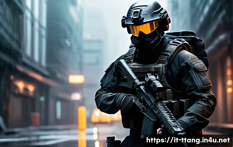 탕탕특공대 스킨 구매 가이드 - A dynamic action scene featuring a TangTang Special Forces character wearing the "Shadow Ops" skin, ...